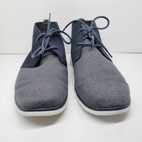 UGG Austrailia Freamon Mens Gray Canvas Suede Chukka Boot Size US 15 EUR 49.5 main image 9